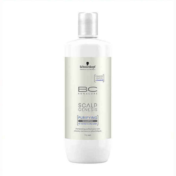 Shampoo Purificante Schwarzkopf Bonacure Scalp Genesis Capelli Grassi (1 L) (1000 ml)