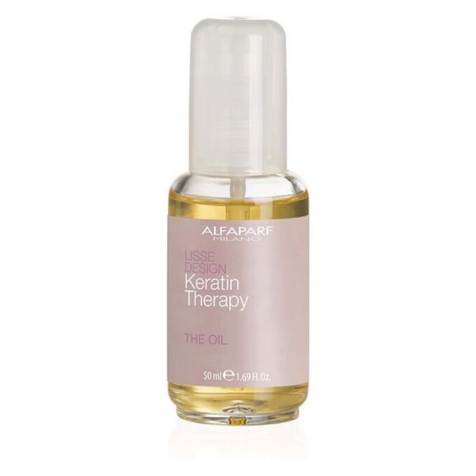 Olio per Capelli Lisse Design Keratin Therapy Alfaparf Milano (50 ml)
