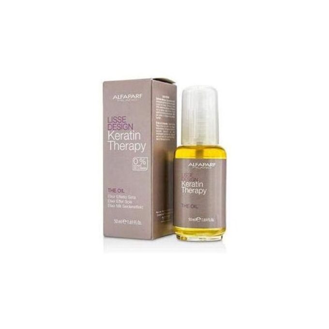 Olio per Capelli Lisse Design Keratin Therapy Alfaparf Milano (50 ml)