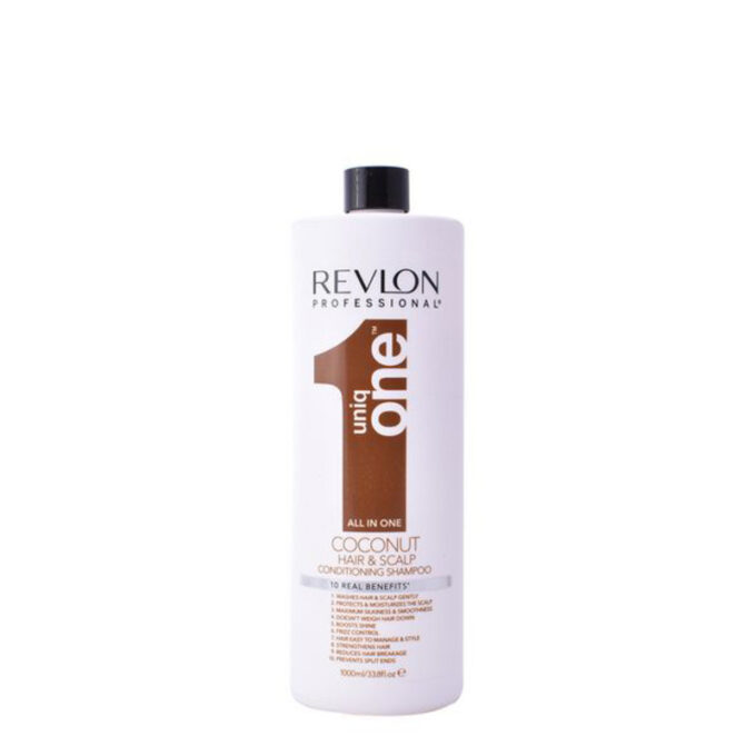 Shampoo e Balsamo 2 in 1 Revlon Uniq One Cocco (1000 ml)