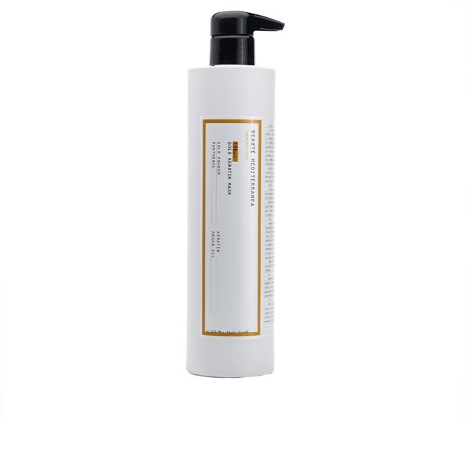 Maschera Riparatrice Beauté Mediterranea 18 K Cheratina Polvere d'oro (500 ml)